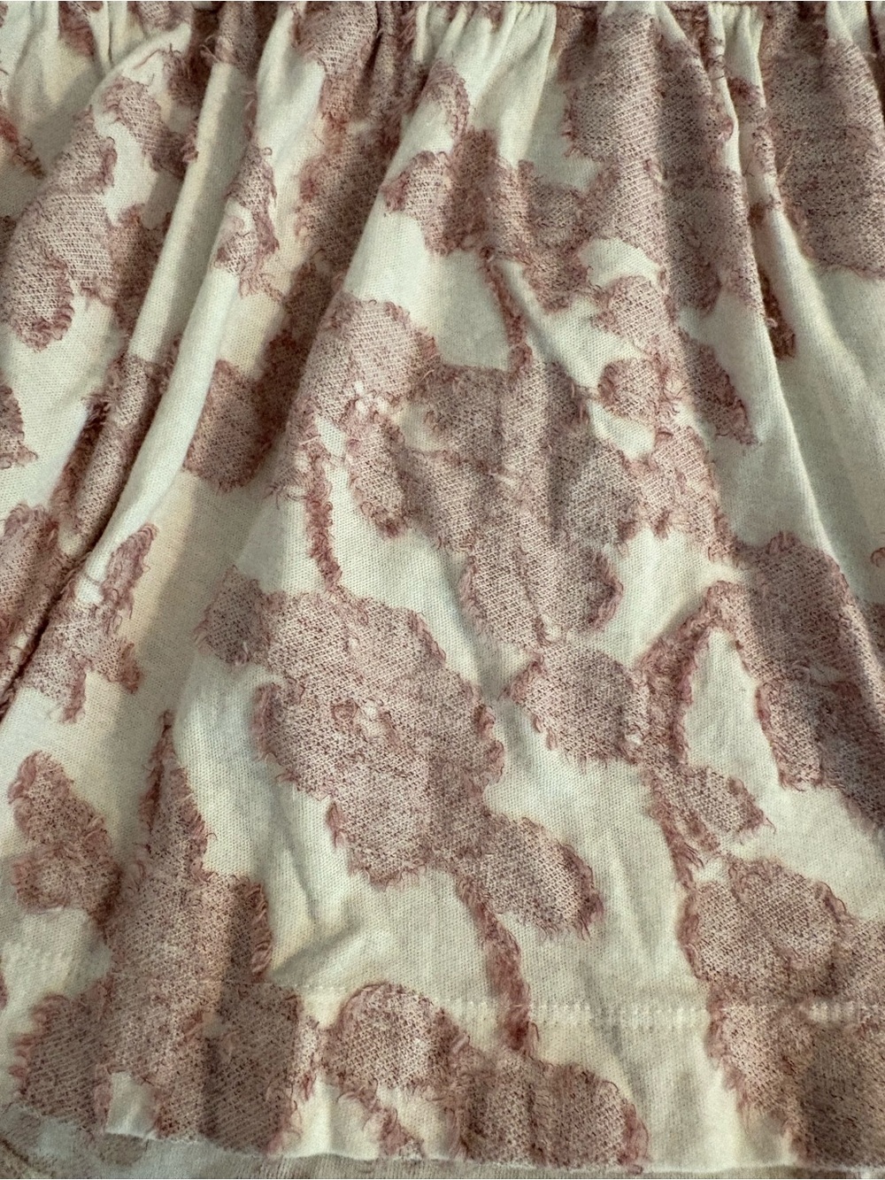Maeve By Anthropologie Batia Textured Babydoll Peasant Top Puff Sleeves M Print - Picture 3 of 8